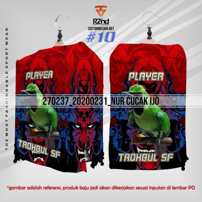 Custom Krodong Kerodong Sangkar Burung Cucak Ijo / Kacer Printing