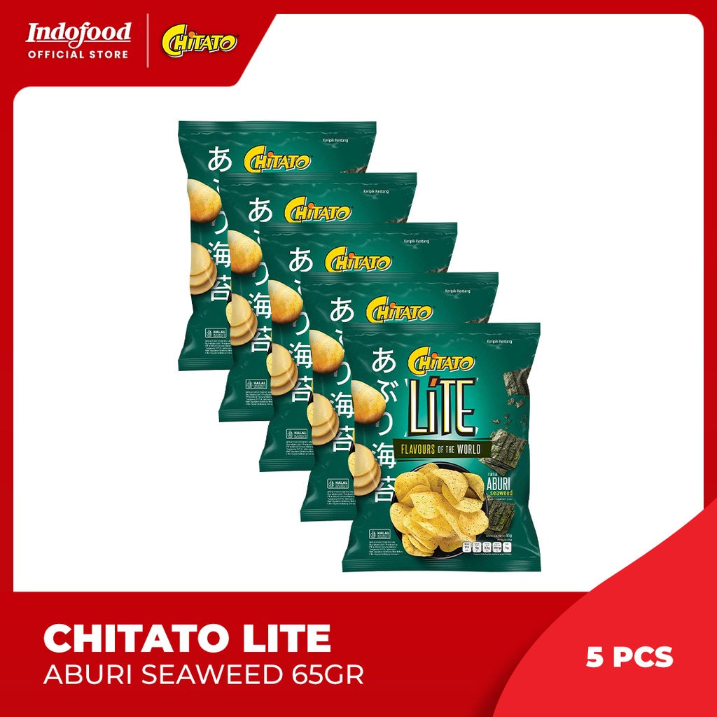 

5 Pcs - Chitato Lite Aburi Seaweed 65gr