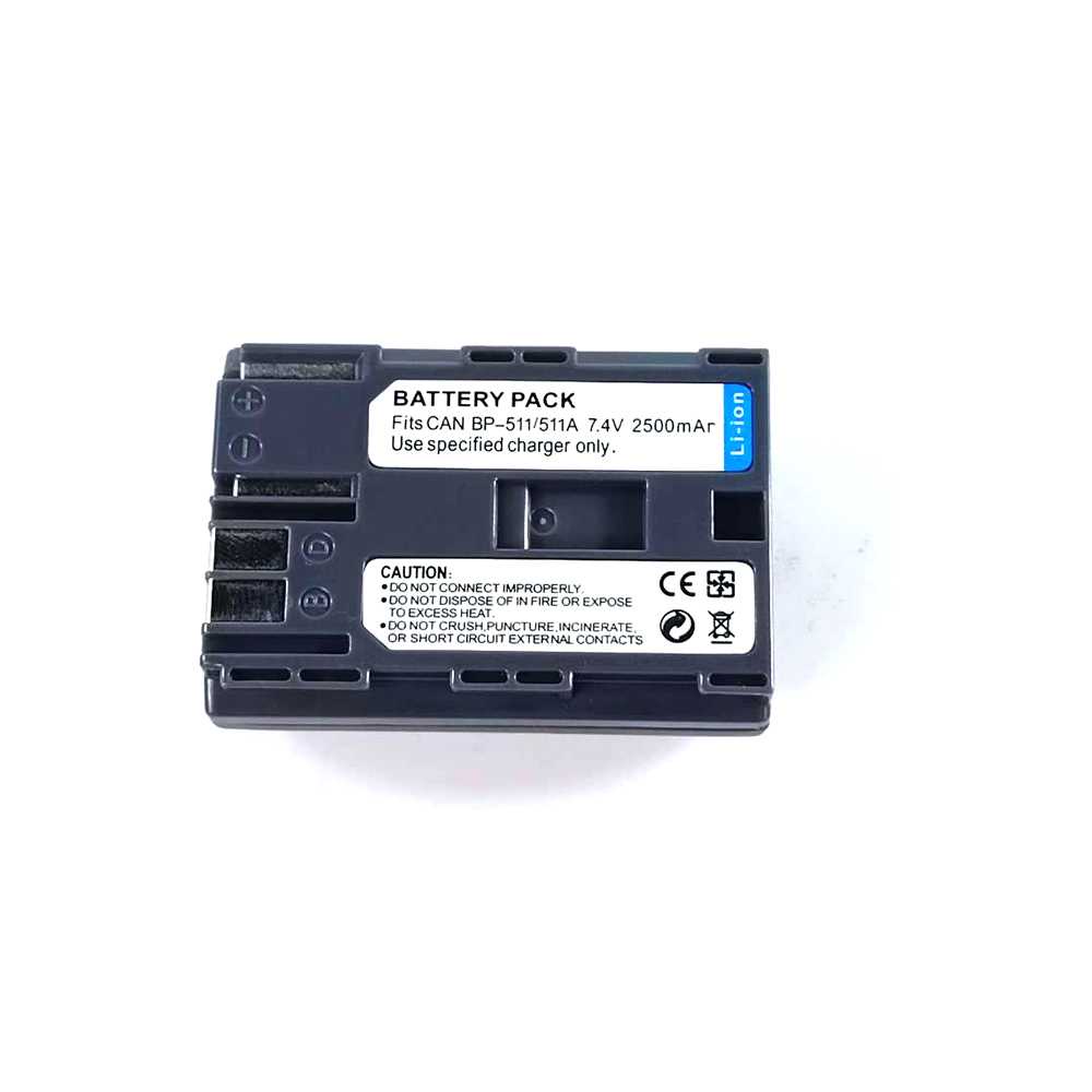 battery for canon bp 508 bp 511 bp 511a bp 512 bp 514 2500mah