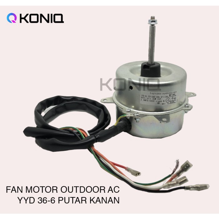 FAN MOTOR OUTDOOR AC YYD 36-6 PUTAR KANAN