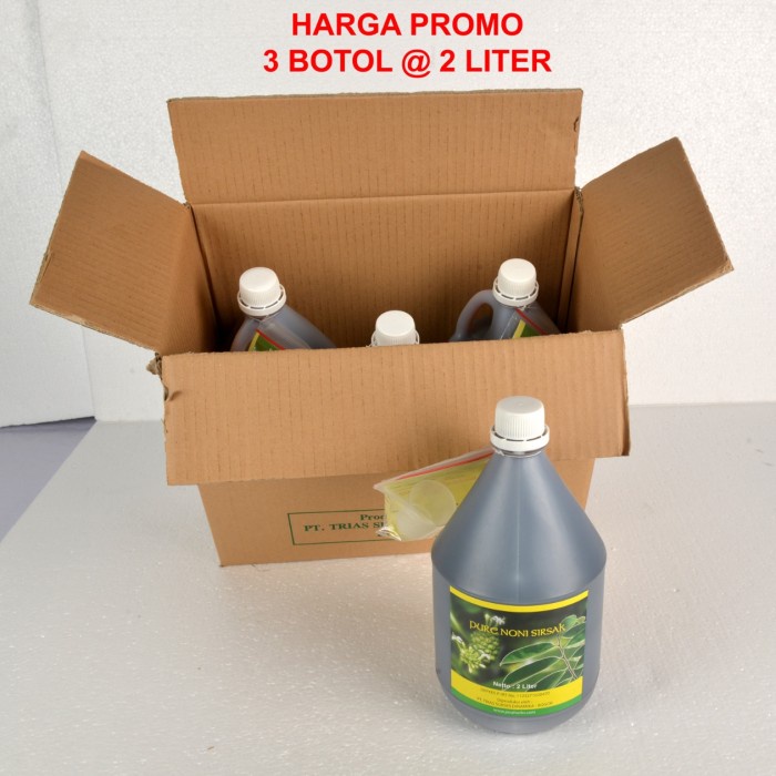 

HARGA PROMO: Pure Noni Sirsak 2 lt Jus Mengkudu daun sirsak