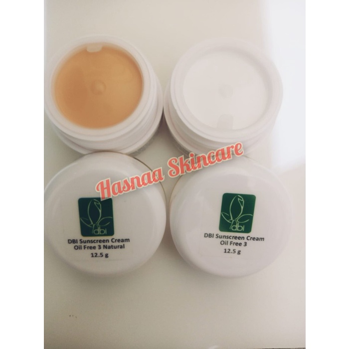 DBI Sunscreen Cream Oil Free 3 / Oil Free 4 - Oil Free3 Putih