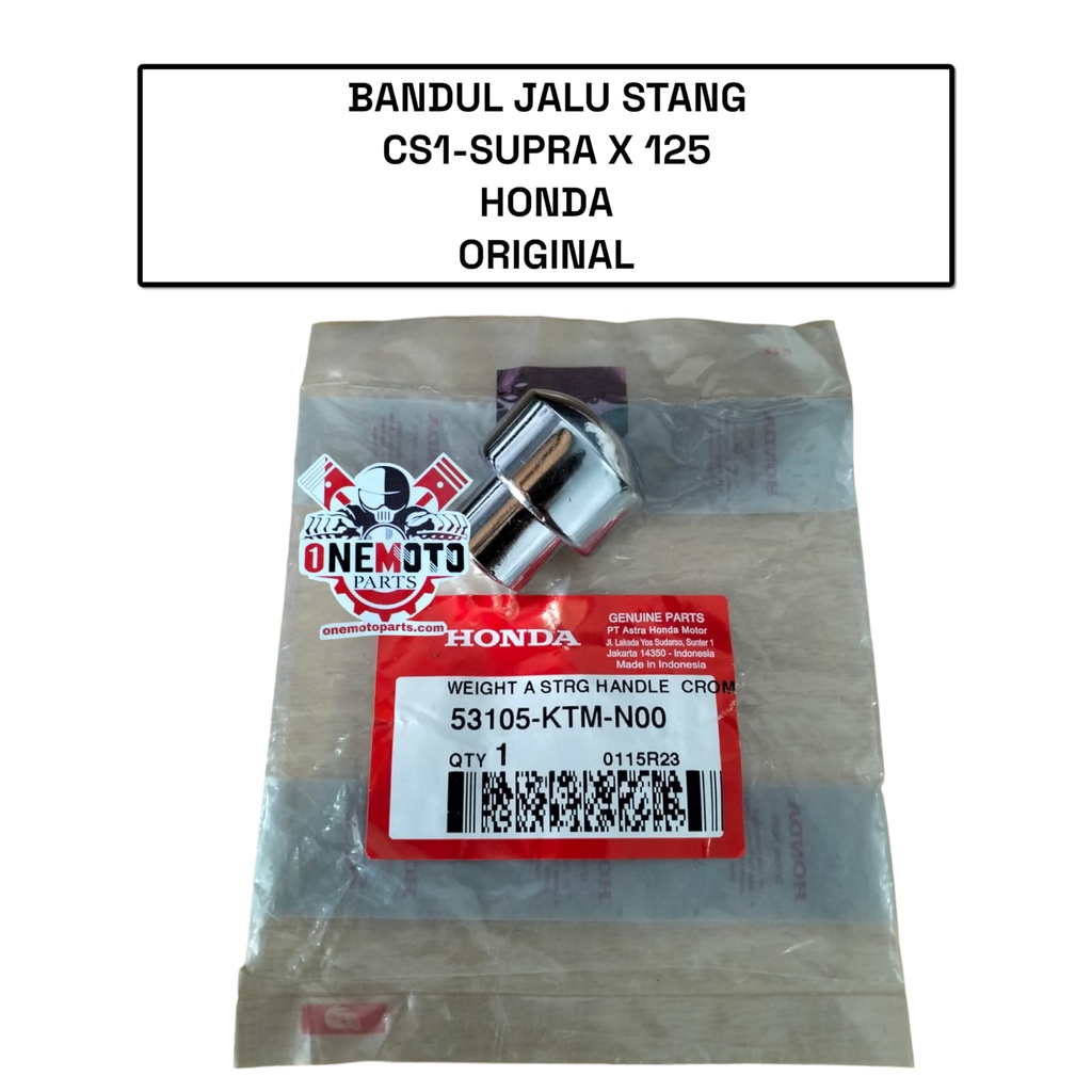 BANDUL JALU STANG CHROME CS1 SUPRA X 125 HONDA 53105-KTM-N00 ORIGINAL