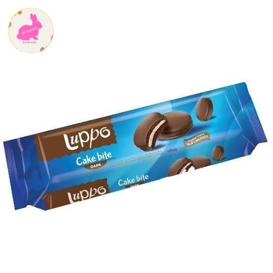 

Luppo Cake Bite Dark Chocolate 184gr Real Chocolate Impor