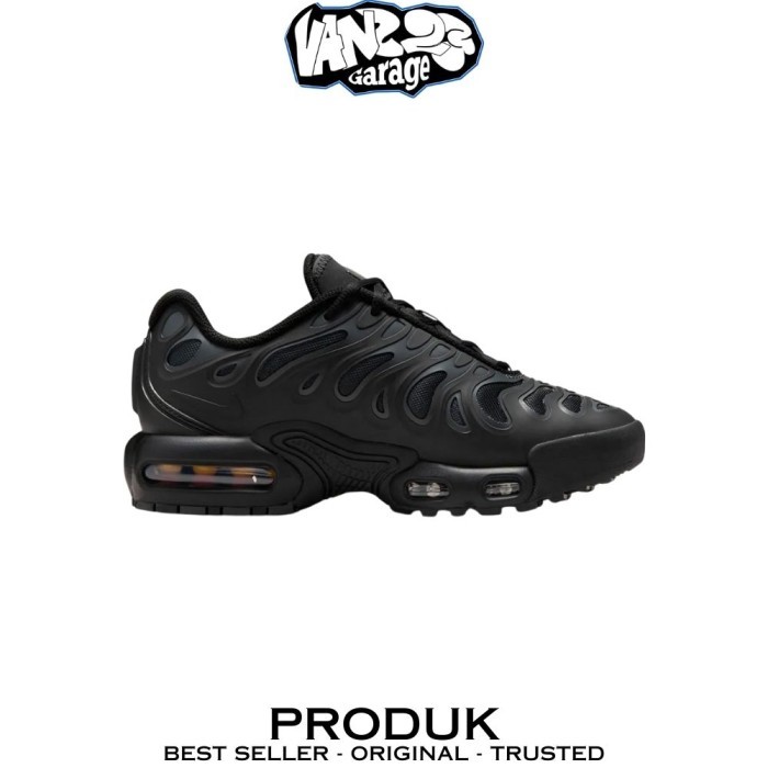 Sepatu Sneakers Nike Tn Air Max Plus Drift Triple Black 100% Original BNIB