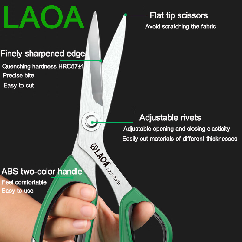 

Stainless steel multifunctional powerful scissors non-slip wire trough household scissors electrician wire cutting kitchen