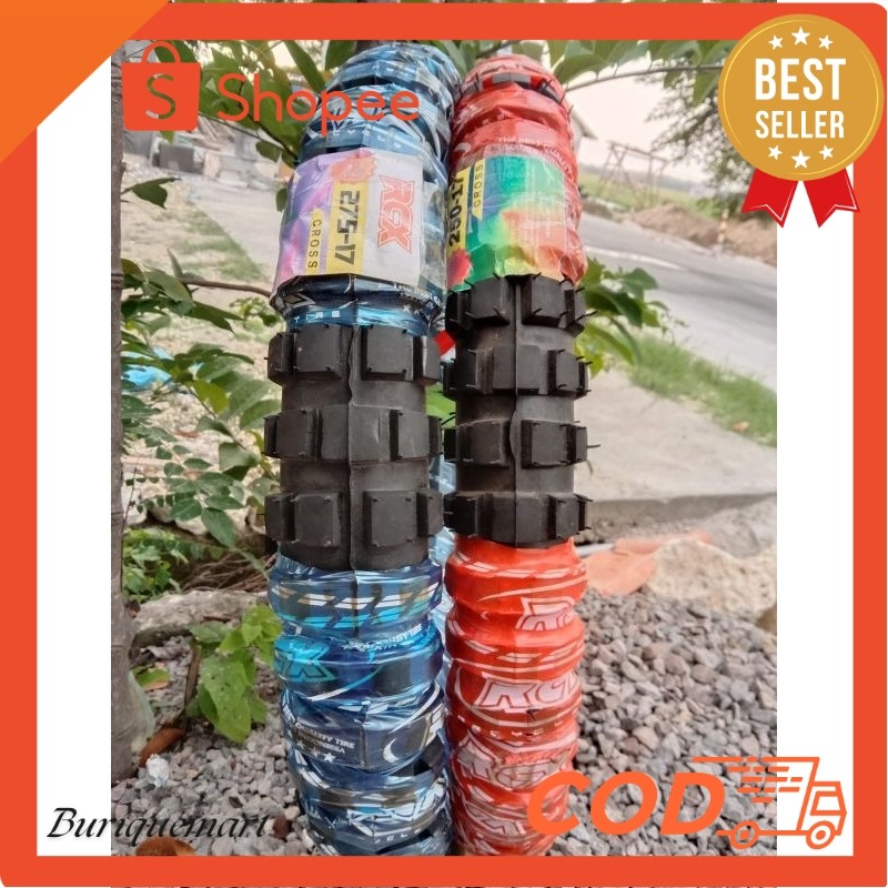 Terbaru PROMO BAN CROSS SEPASANG UKUR 2.50 DAN 275 RING 17 COD