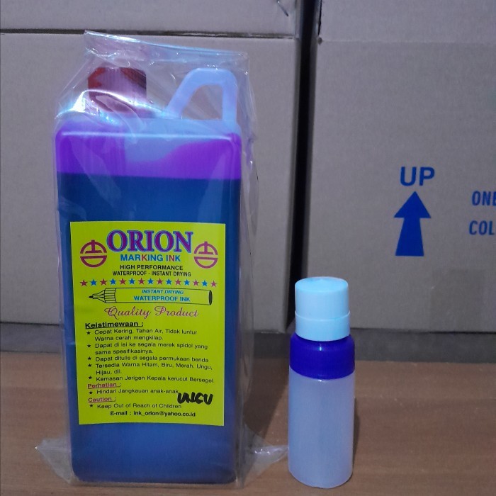 

TERMURAH Tinta Spidol Permanen Orion/ Tinta Karung / Tinta Ekspdedisi - Ungu
