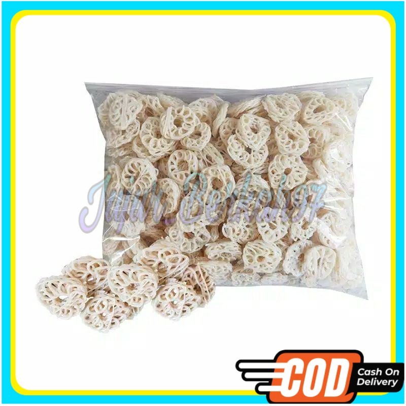 

1kg- KERUPUK MENTAH mawar mini keriting
