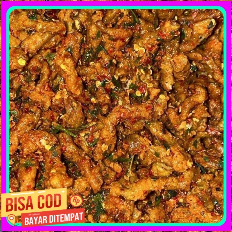 

TERMURAH!! KERIPIK USUS AYAM 1KG original gurih enak