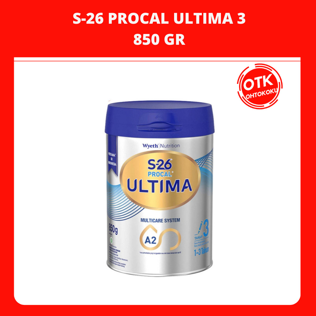 

S-26 Procal Ultima 3 Susu Pertumbuhan Usia 1-3 Tahun 850 gr
