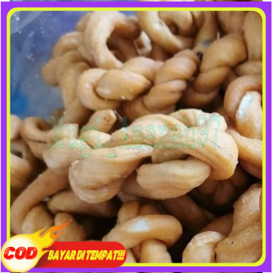 

Pluntir polos 1Kg rasa manis gurih / Plintiran / Untir untir / Kue tambang