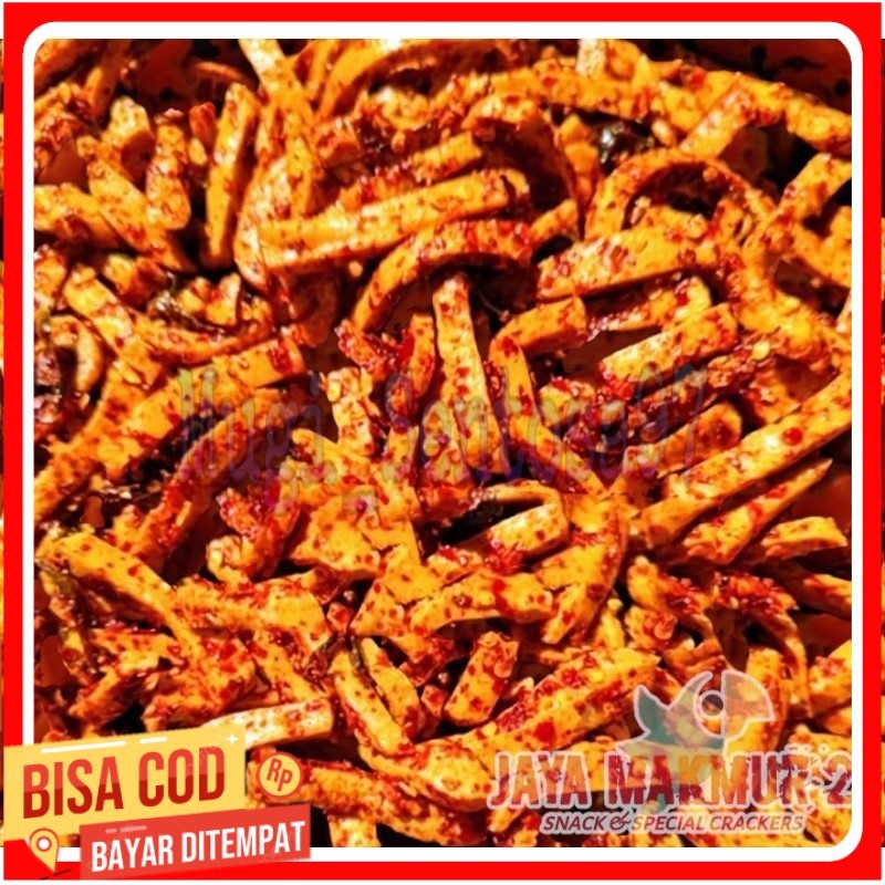 

basreng stik 1kg viral pedas daun jeruk bumbu melimpah