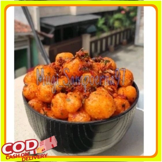 

1kg cimol kering pedas bumbu basah