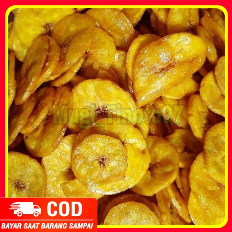 

1kg keripik pisang dua varian rasa manis / asin
