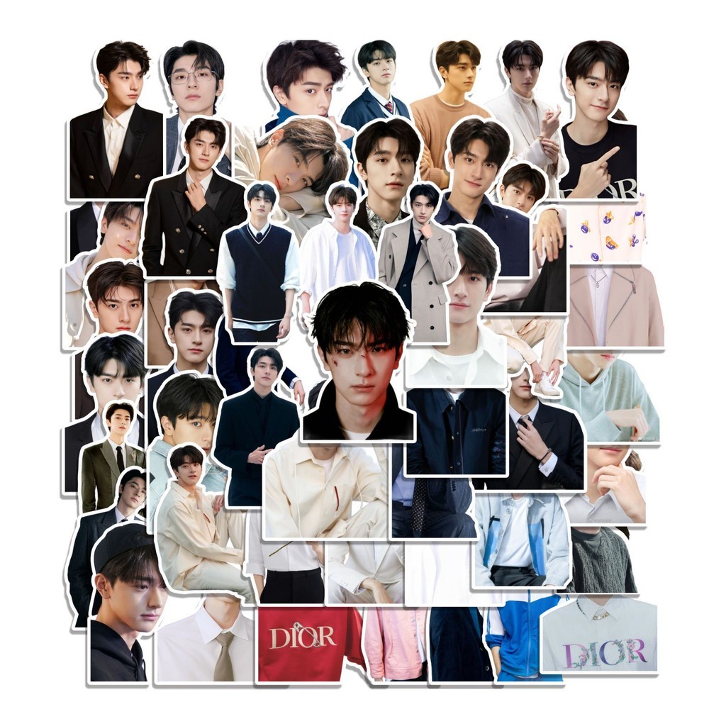 

COD 50 Pcs Stiker LIN YI Chinese Actor/Aktor China Drachin Lucu Anti Air Untuk Dekorasi Notebook Sepeda Skateboard Handphone
