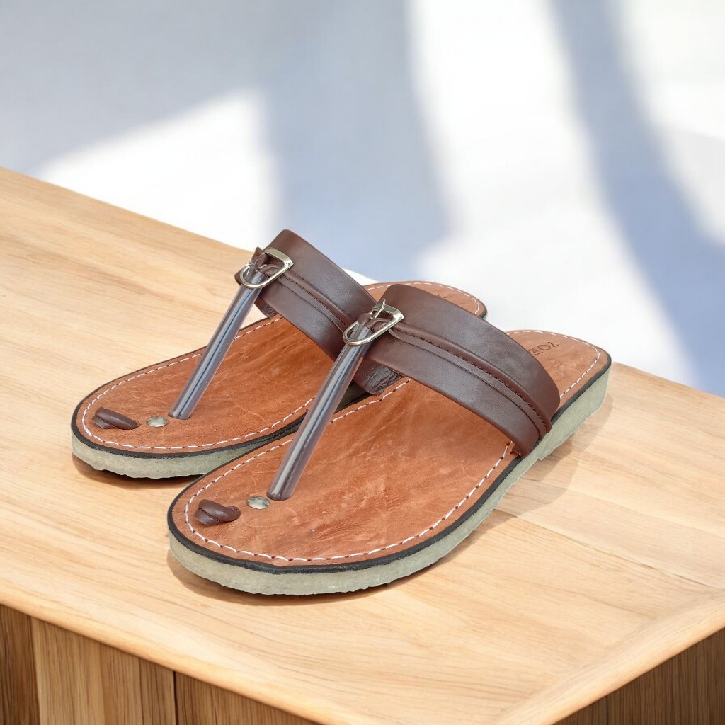 Sandal Kulit Sol Karet Mentah Merk Yoenkoe Tasik Original 100% Model Terbaru
