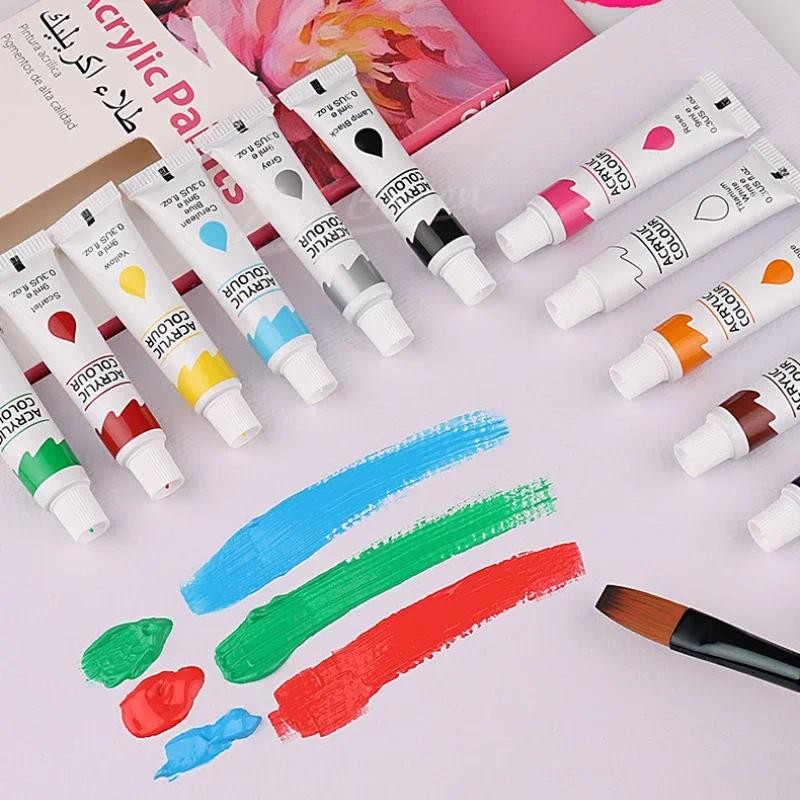 

9mL, Acrylic Pigment for Student Art, Graffiti Painting, DIY Pigment, Hand Painted Walls, 12 Colors, Wholesale