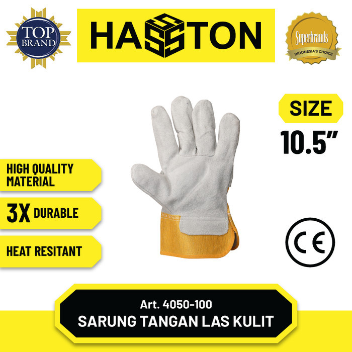 Hasston Sarung Tangan Kombinasi 10.5” / Safety Gloves (4050-100) - Type A