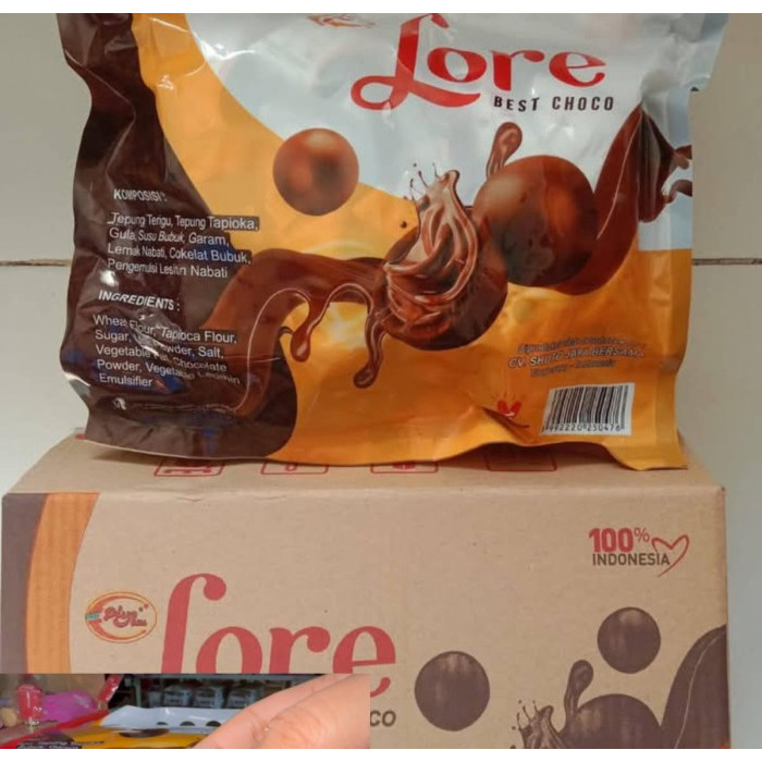 

LORE CHOCOLATE BALL 1dus isi 4 bag Full murni coklat ASLI