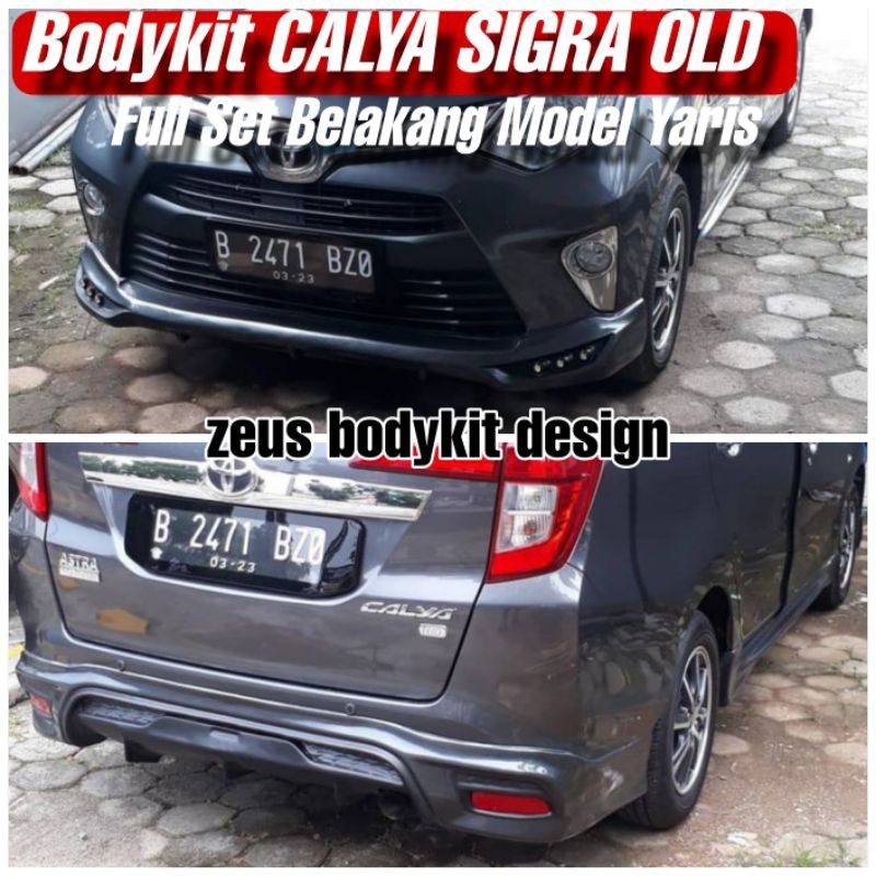 Bodykit Calya Sigra Old Full Set Belakang Model Yaris