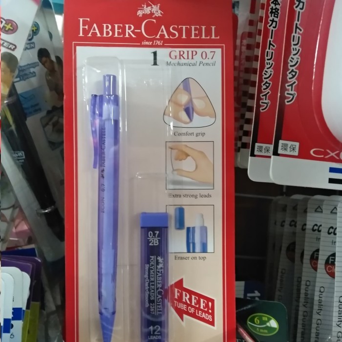 

Pensil mekanik faber castell + reffil 0,7
