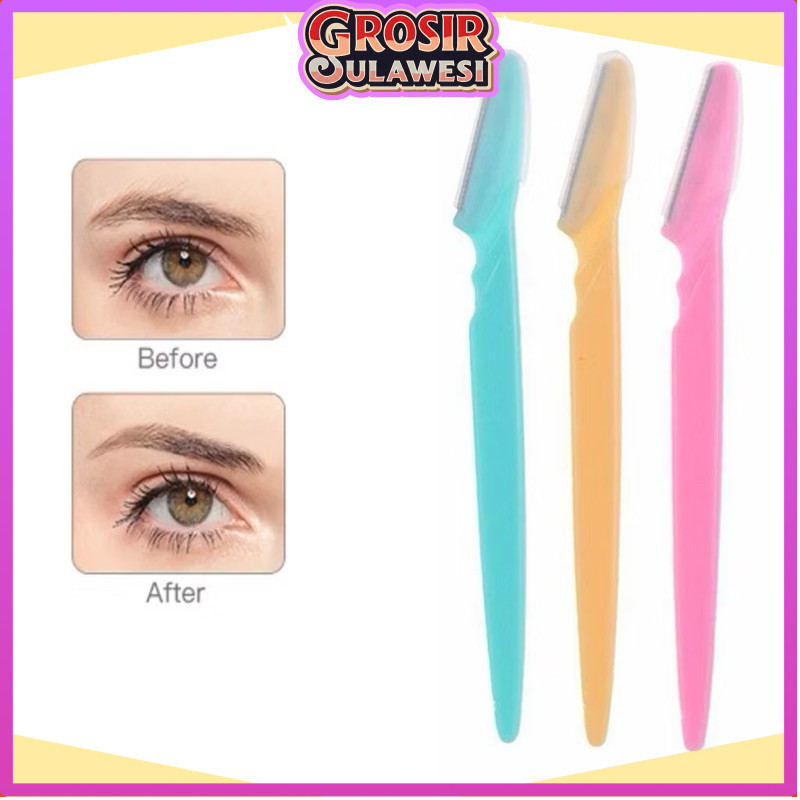 COD Makassar Pisau Alis Alat Pencukur Alis Tinkle Pisau Alat Kerokan Alis Silet Eyebrow Razor Tokose