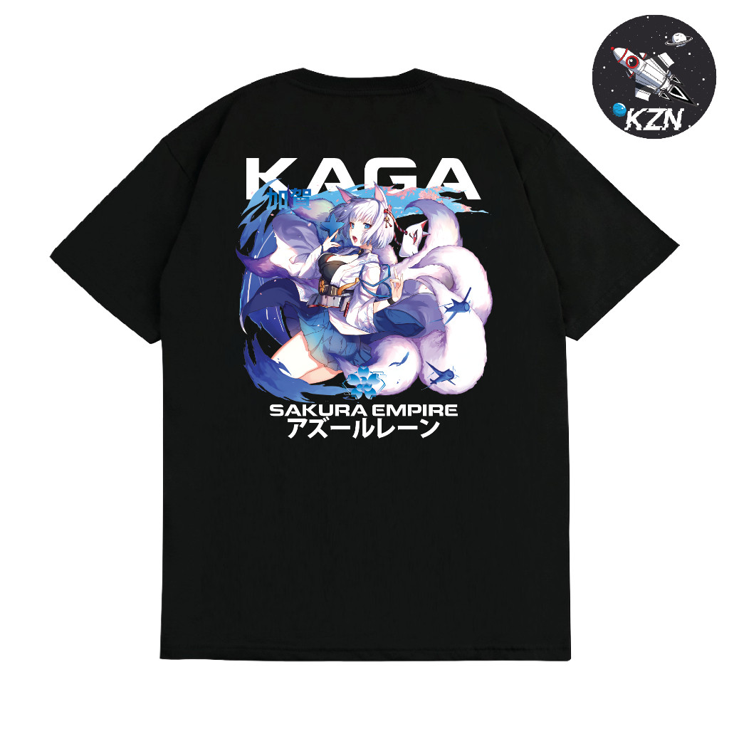 Baju Kaos Anime Azur Lane Kaga - Kaga Azur Lane v2