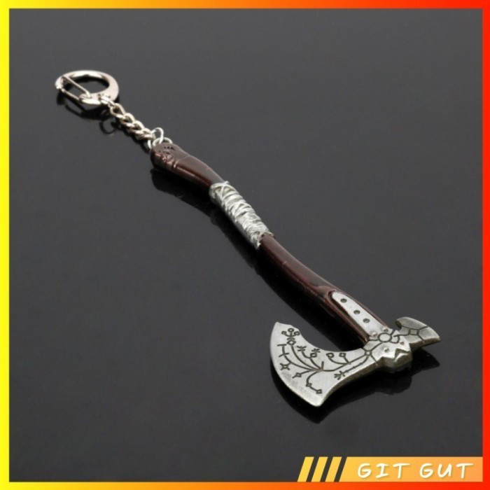 NIRML Keychain Gantungan Kunci God of War Kratos Leviathan Axe - Silver