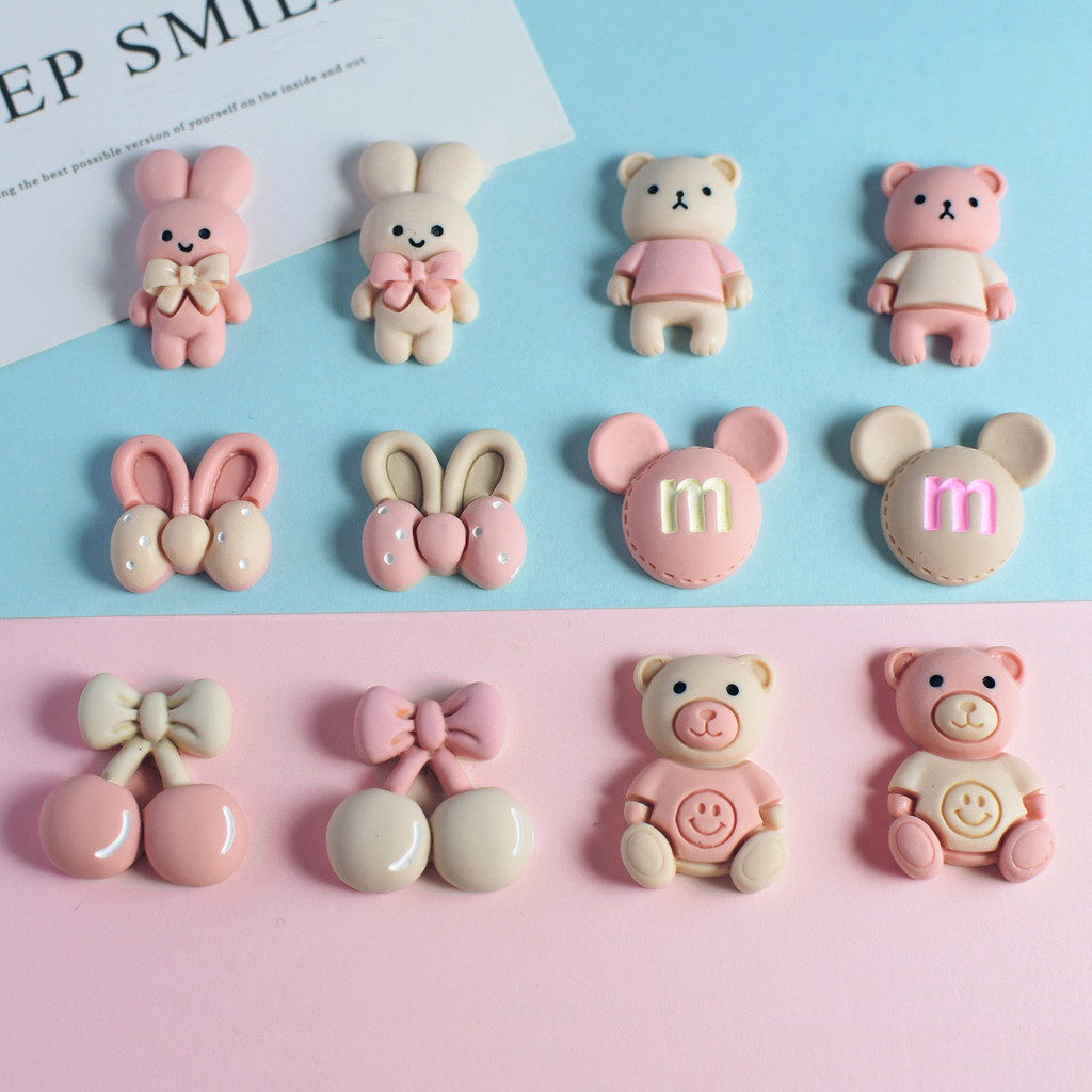 

Stiker 3D HP Botol Lucu Karakter Bunny Bear Pita Beruang Cherry