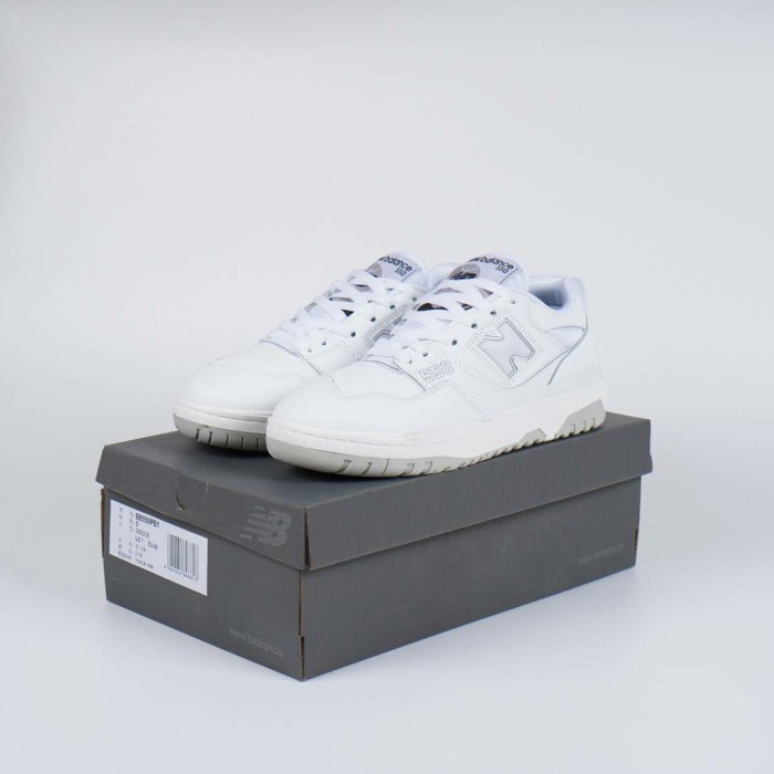Sepatu NB New Balance 550 White Grey (100% BNIB) Sneakers Pria Original Import