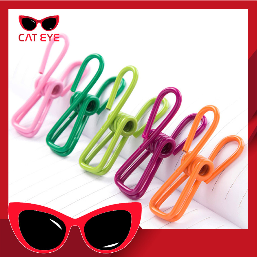 

PROMO - H6148 Klip Jepitan Serbaguna / Jepitan Warna-Warni Stainless Steel / Klip Multifungsi Isi 10 PCS / Stainless Clip Jemuran