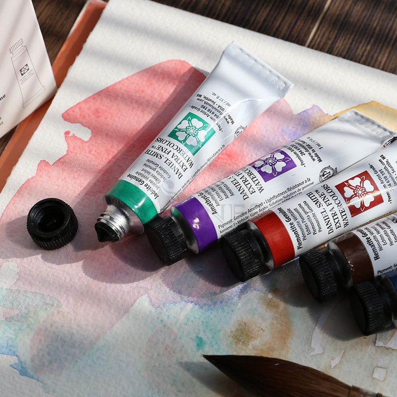 

Daniel Smith Professional Artist Watercolor Paint 10/6 Color 5ml Mineral Color Alvaro Set Painting Brush Art Supplies Stationery