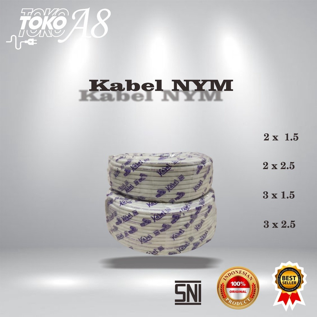 Kabel NYM / Kabel Putih Engkel / Harga per Meter