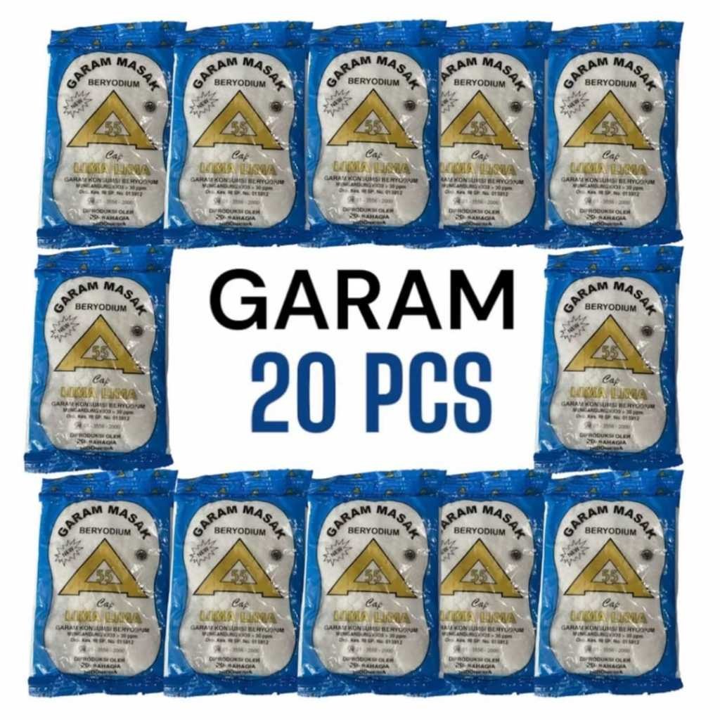 

new PROMO GARAM DAPUR BERYODIUM ISI 20 PCS TERMURAH