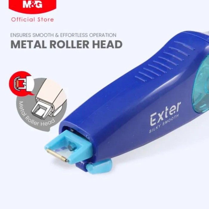 

Correction Tape M&G 6M X 5MM ACT77371 Exter Metal Roller Head Tipex Kertas - SATUAN - CT EXTER M&G