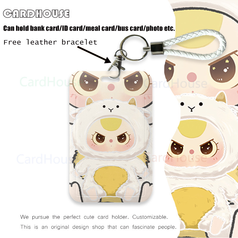 

( CardHouse ) ID CARD HOLDER Kartun Labubu Aesthetic LT119 Tempat Photocard Photo Card tupai Kartun Aesthetic