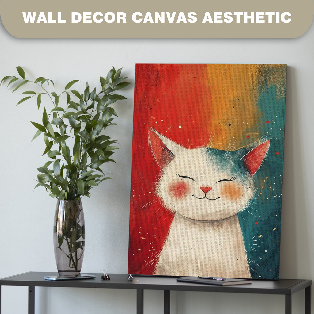 DJOERAGAN CETAK | Dekorasi Hiasan Dinding Aesthetic Murah Pajangan Lukisan Kanvas Besar 30x40 cm Unt