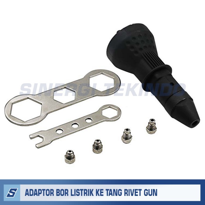 Alat Rivet Tang Ripet Adaptor Konverter Bor River Paku Bor Adapter