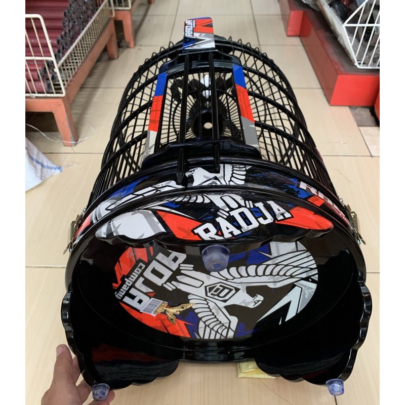 SANGKAR KANDANG ANIS RADJA COMPANY JATI DECAL DIM 38 CM