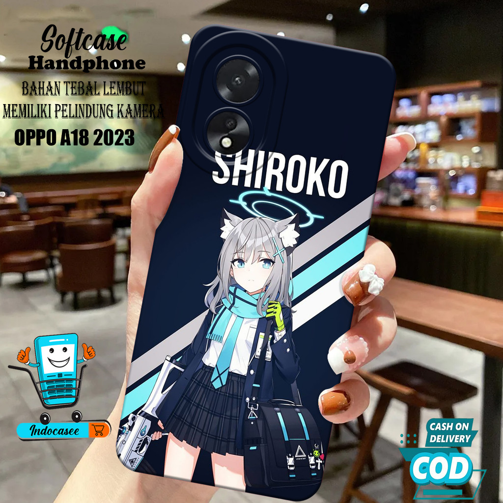 Kesing Hp OPPO A18 2023 - Softcase OPPO A18 2023  Terbaru - Casing OPPO A18 2023 - OPPO A18 2023 - S