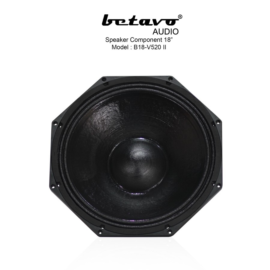 SPEAKER COMPONENT 18" BETAVO B18-V520 II PROFESIONAL AUDIO PRO