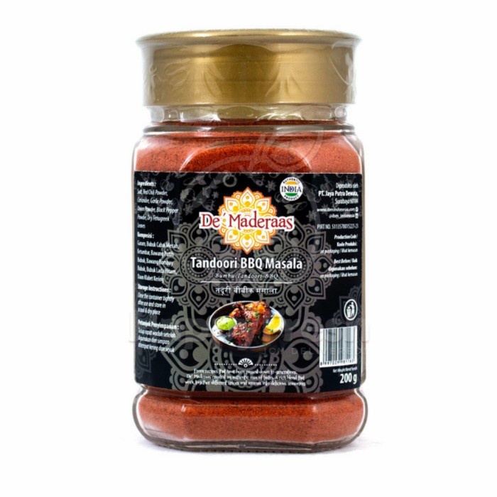 

De Maderaas Tandori BBQ Masala 200gr