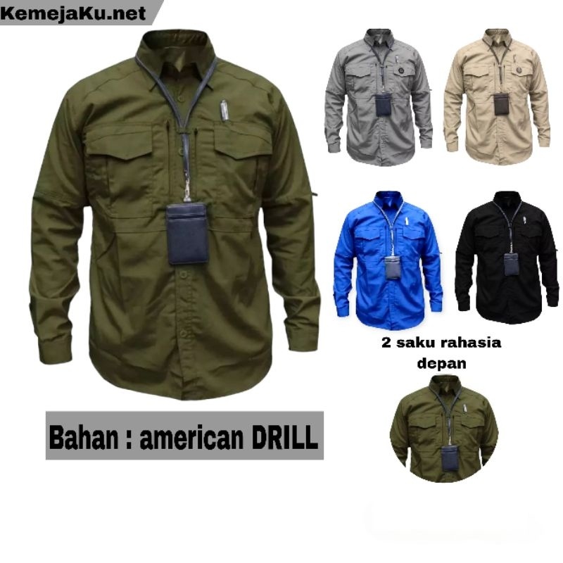 BULZBULFASHIN- Kemeja Tactical M Tac | kemeja mtac | Baju PDL Tactical | Kemeja Taktical | Kemeja Ta