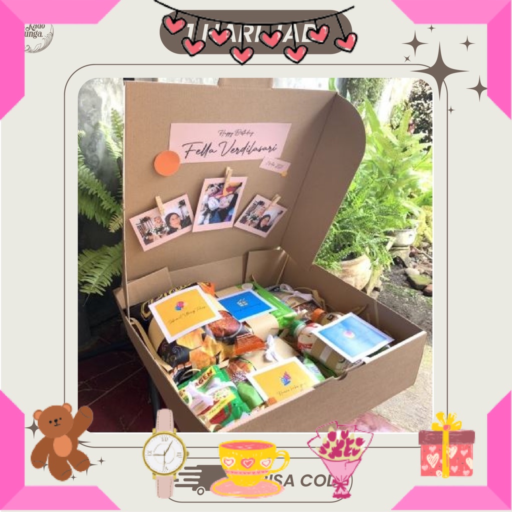 

HAMPERS BAYI ANAK MUDA REMAJA PACAR ISTRI BIKIN ROMANTIS ANNIVERSERY/ KADO HAMPERS LEBARAN/VALENTINE/ULTAH/WEDDING/ANNIVERSARY/WISUDA KADO HADIAH UNTUK BESTIE | KADO COWOK | HADIAH CEWEK | KADO ANNIVERSARY | HADIAH GURU | / ULTAH LAHIRAN WISUDA JADIAN