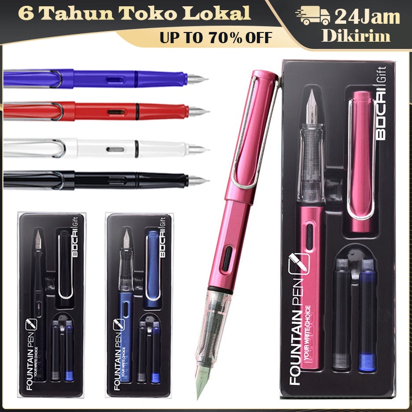 

Set Pena Tinta Fountain 0.38MM Kualitas Tinggi Untuk Menulis / Hadiah / Sekolah / Kantor
