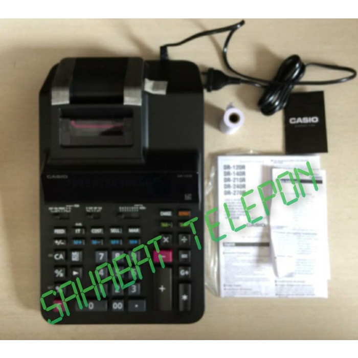 

Kalkulator Save Time with Reprint Function CASIO DR-120R-BK