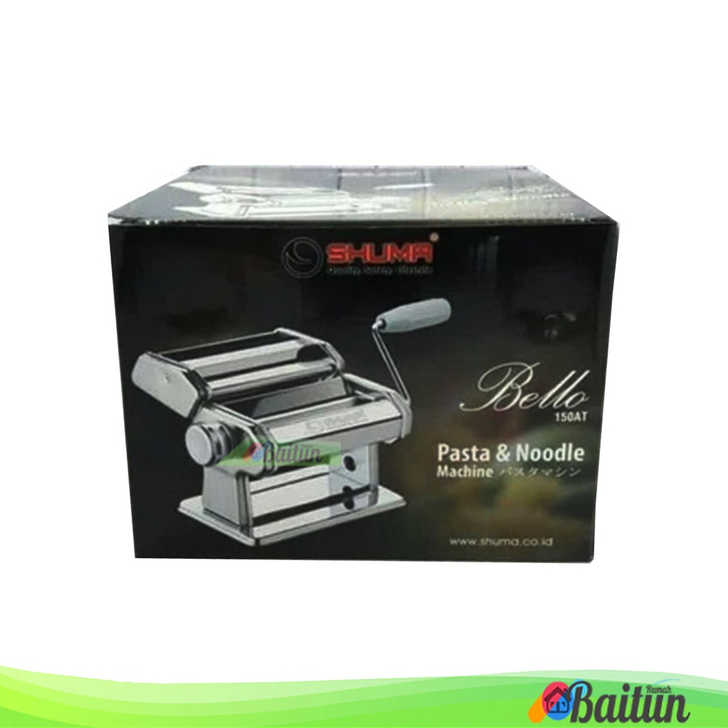 Baitun Alat Gilingan Pasta Mie Shuma Bello 150AT | Mesin Pembuat Mie Manual | Suma Alat Penipis Adon