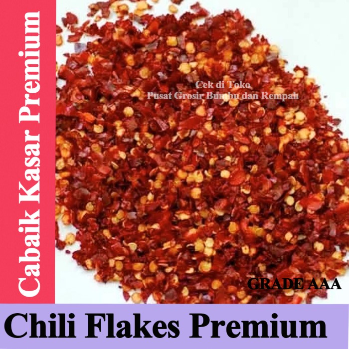 

LYLE - Chili Flakes 1 kg / Cabai Giling Kasar 1 kg / Chilli flakes Premium