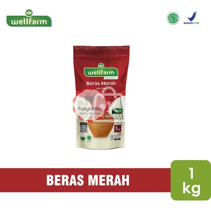 

Wellfarm Beras Merah Organik / Red Rice (1 Kg) - FasyAnita Mart Denpasar